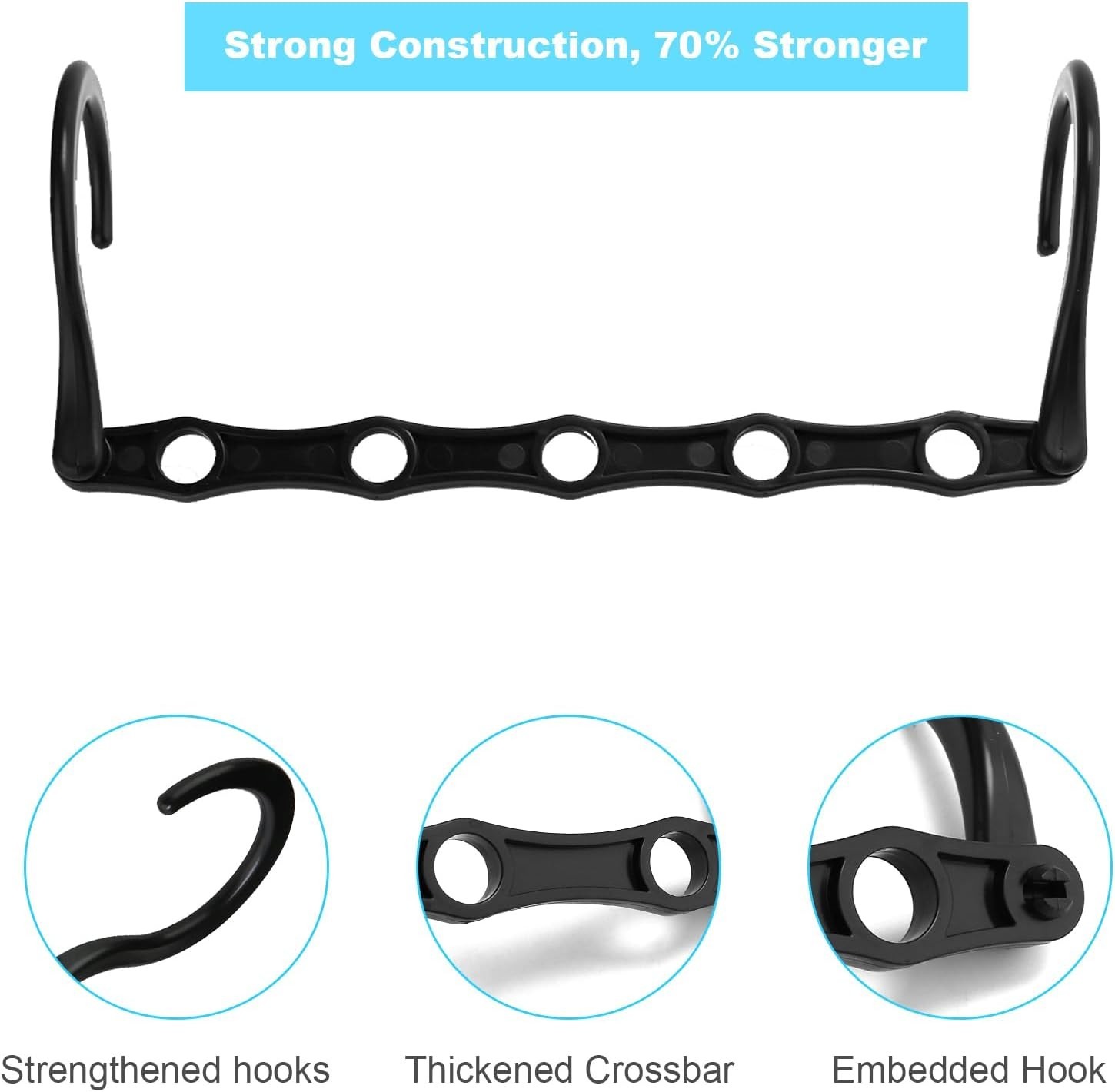 10 Pack Magic Hangers Space Saving Hangers Closet Space Saver Hanger Organizer
