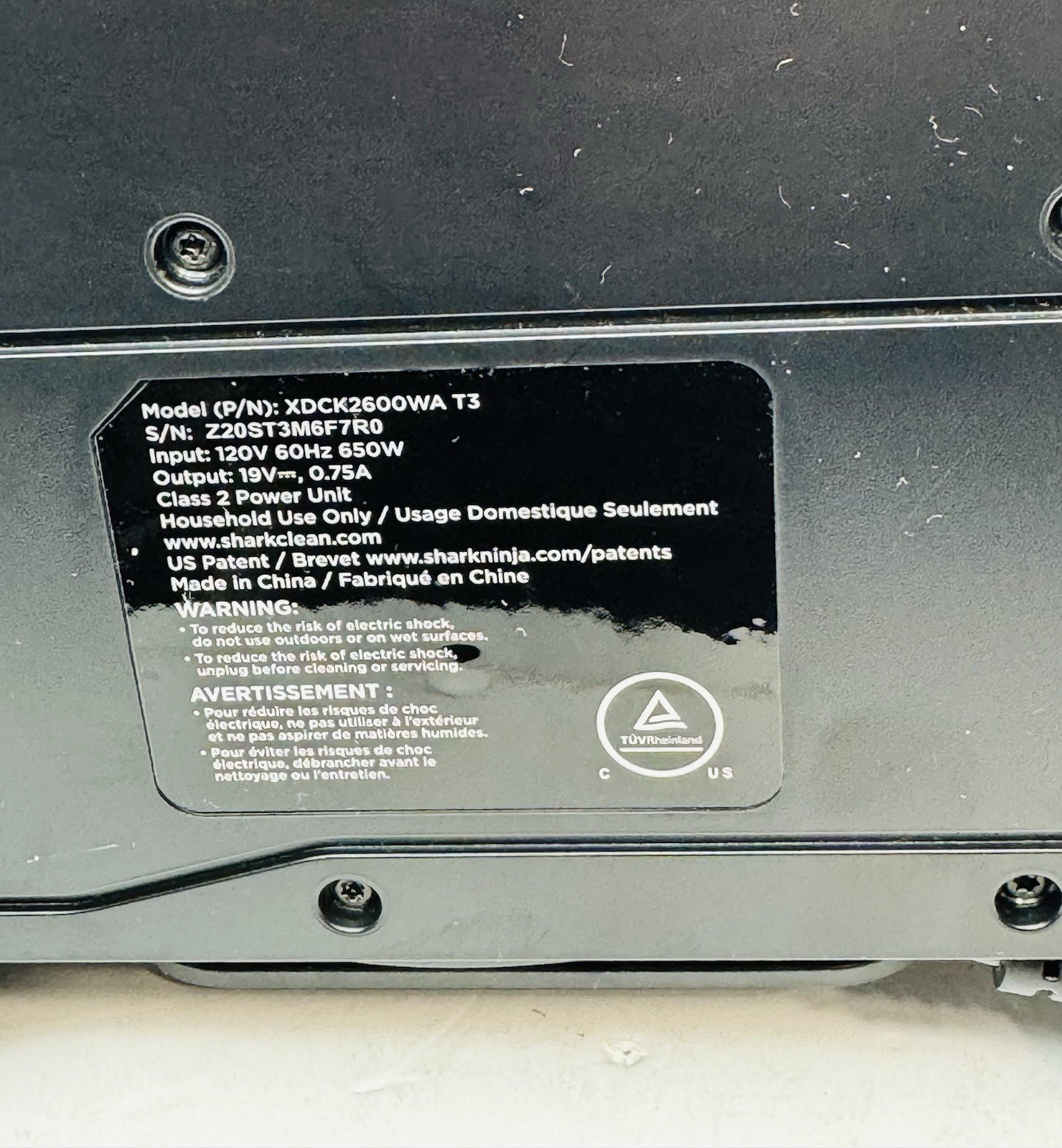 Shark AI Ultra 2-in-1 Robot w/ Self-Emptying AV2610BTUS Dock Base Only