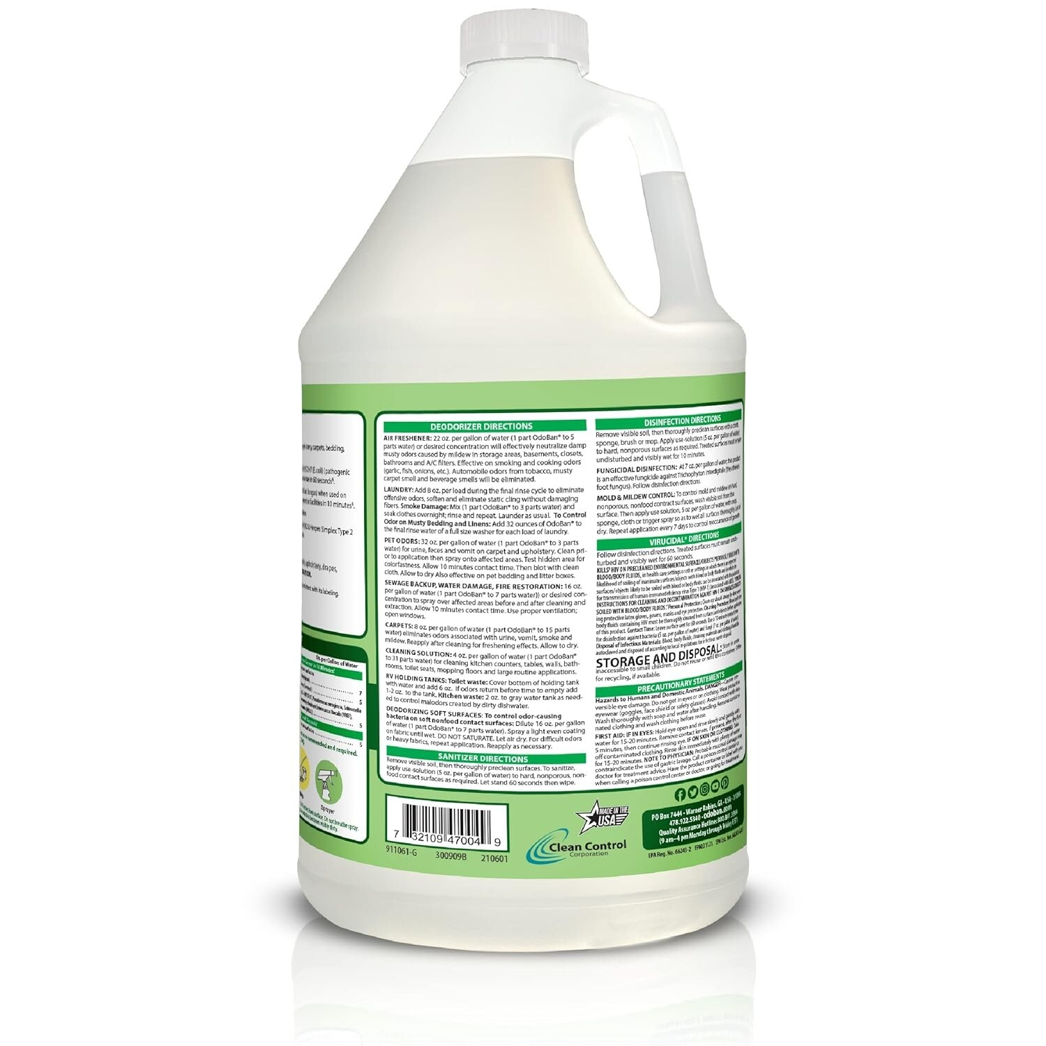 Disinfectant Concentrate and Odor Eliminator,1 Gallon, Original Eucalyptus