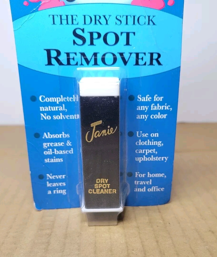 Janie The Dry Stick Spot Remover Cleaner 0.4 oz – NEW AND SEALED IN PACK!