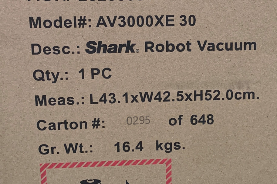 Shark PowerDetect UV Reveal 2-in-1 Robot Vacuum & Mop – White (AV3000XE)