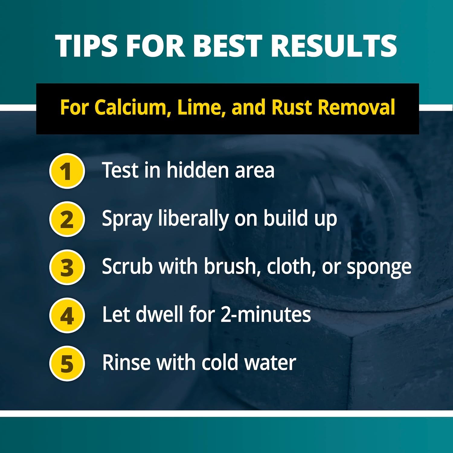 PRO Calcium Lime & Rust Remover – Quickly Removes Calcium and Lime Deposits
