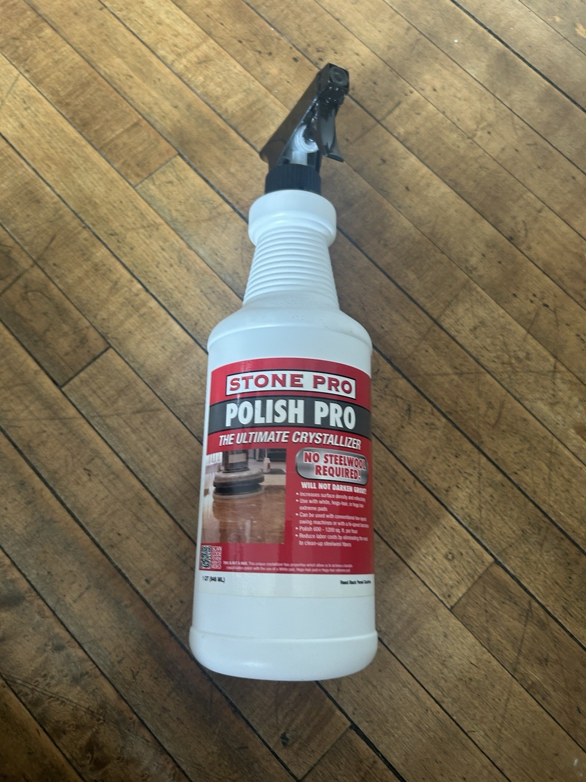 Stone Pro Polish Pro Crystallizer for Granite Marble Travertine Limestone 1QT