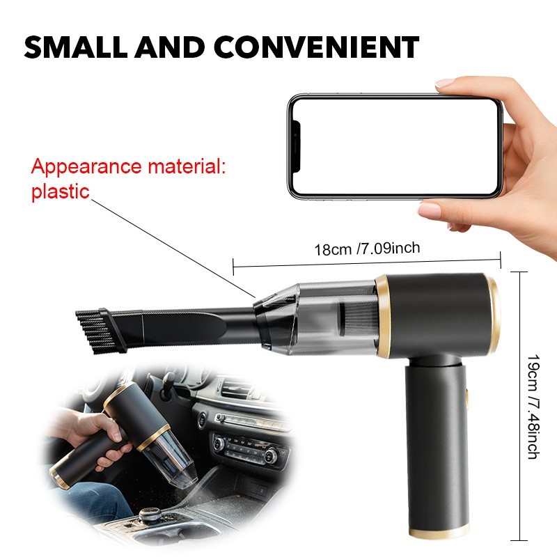 Cordless Handheld Vacuum Cleaner Small Mini Portable Car Auto Home Wireless