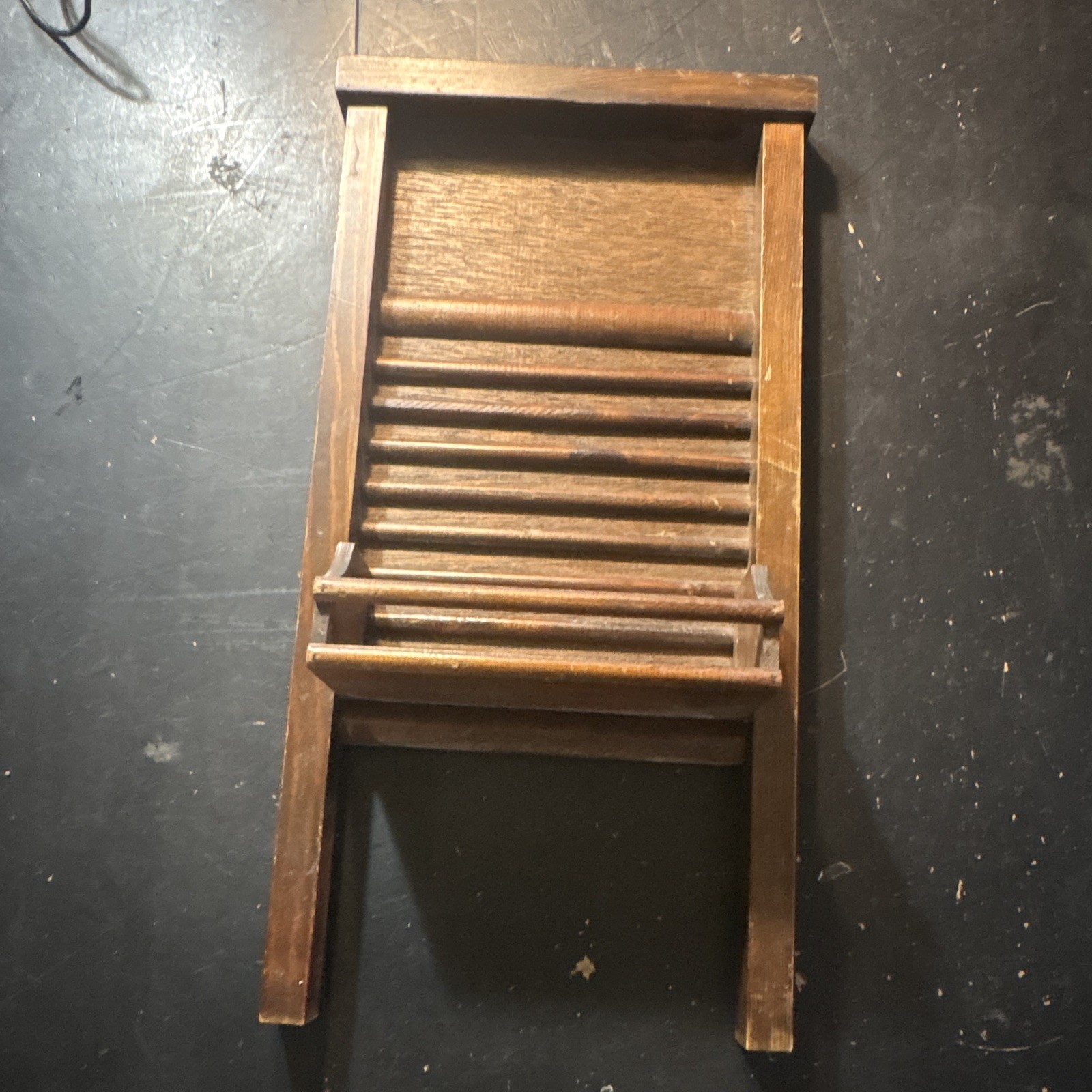 Vintage 1950’s modern Wooden Magazine Rack