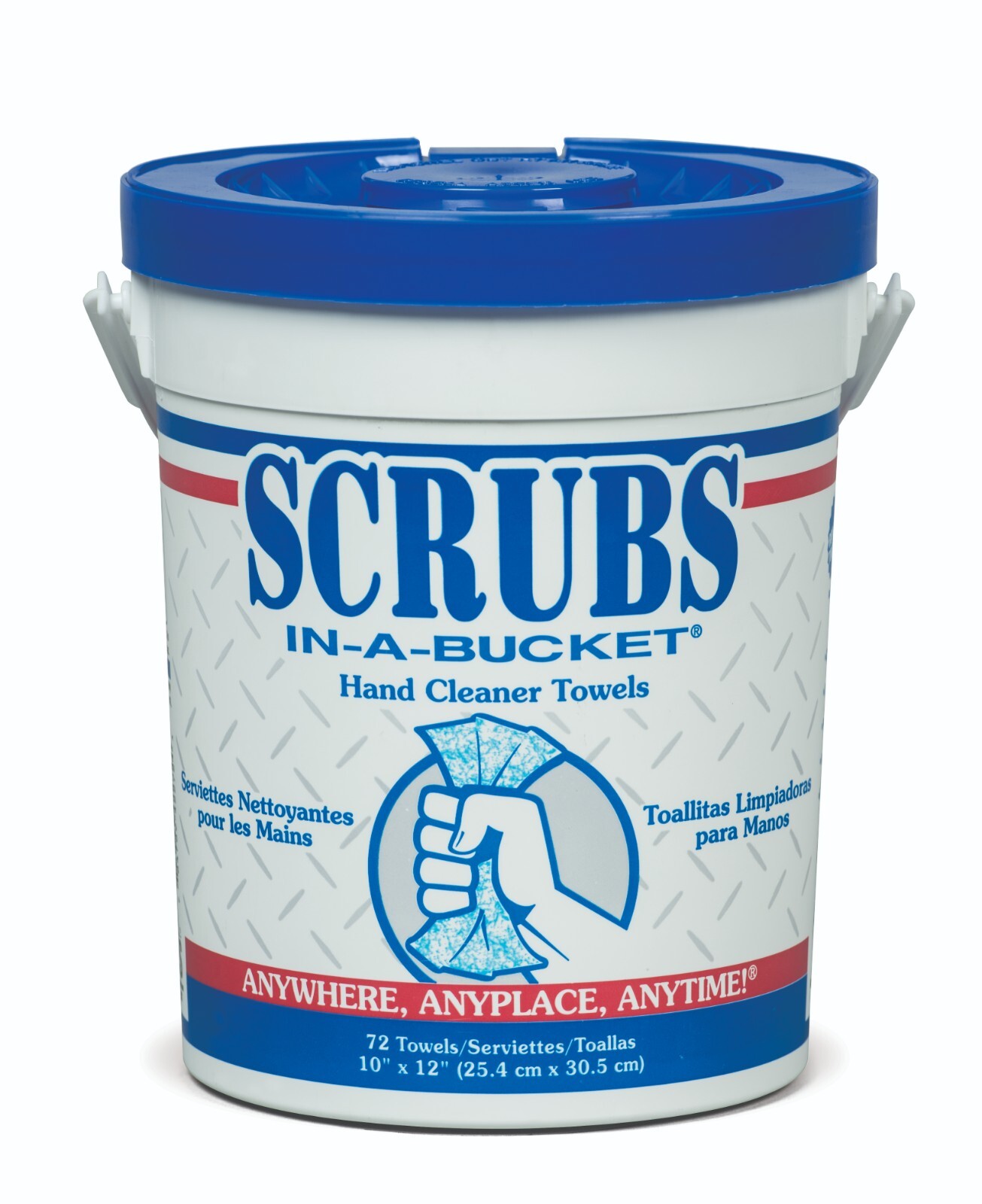 Scrubs In-A-Bucket 42272 10×12″ Hand Towel, 72 Count – Free Shipping