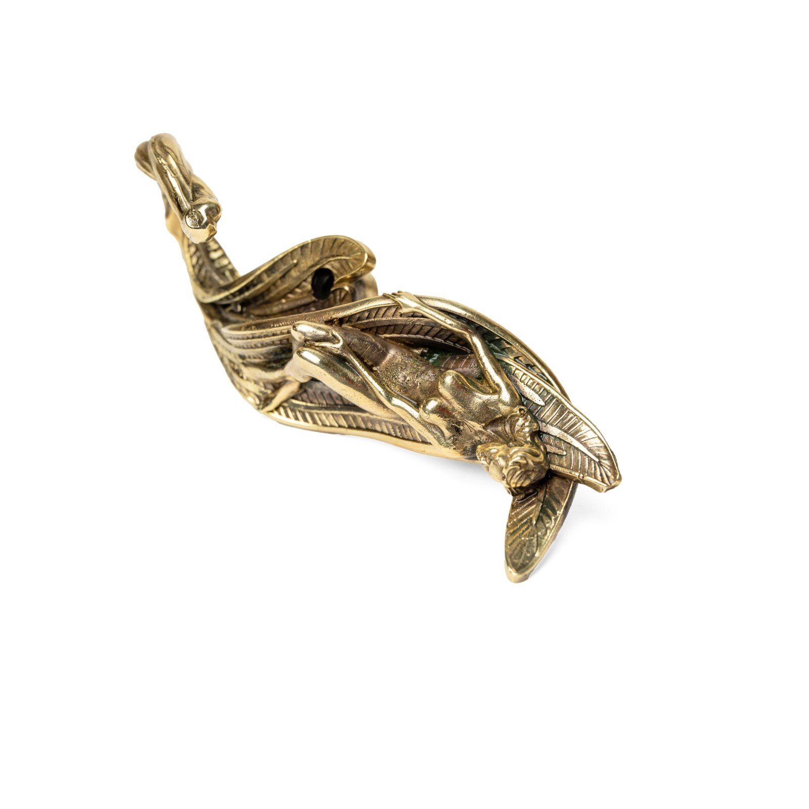 “Elegant Goddess” – vintage decorative hanger in Art Nouveau style