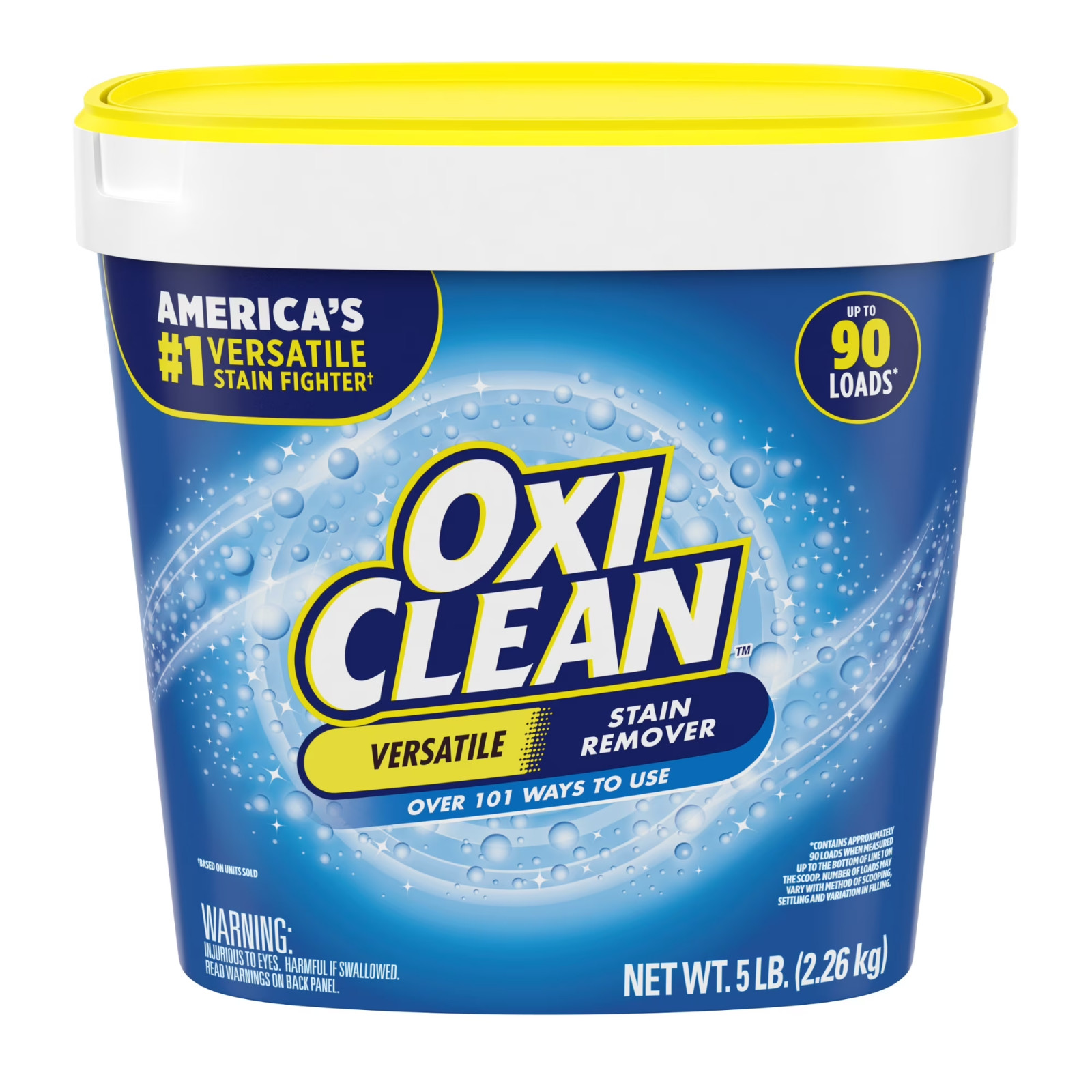 OxiClean Versatile Stain Remover Powder 5 lb 4-Pack Fast Ship USA