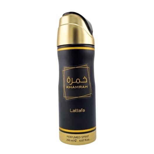 [2 PACK] NEW Khamrah Body Spray 200ml by Lattafa Deodorant Aerosol Original UAE