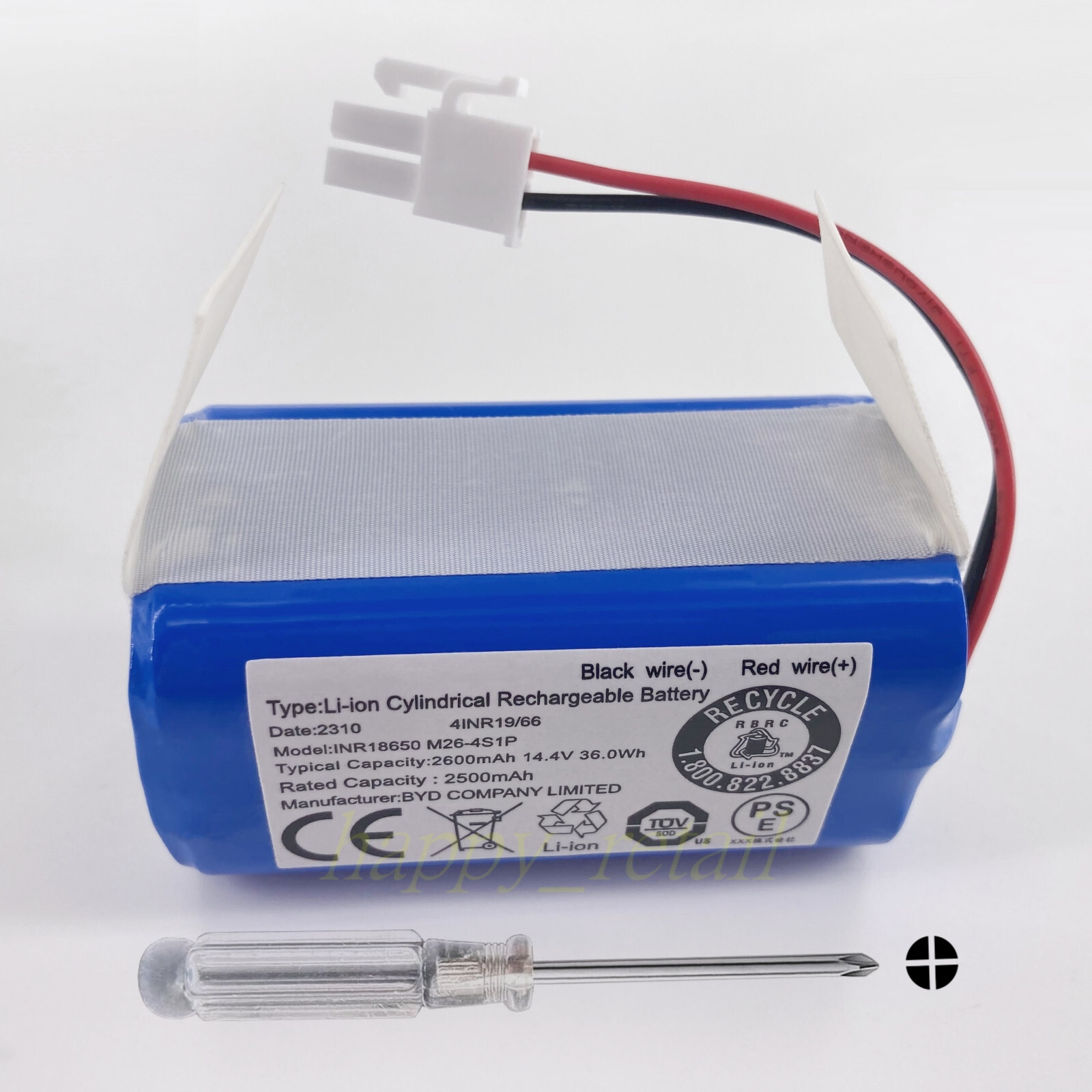 New Battery for ILIFE Shinebot W400s Floor Washing Robot