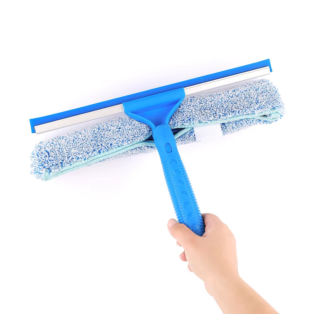 14 In 2-in Window Cleaner Squeegee & Scrubber Combi
