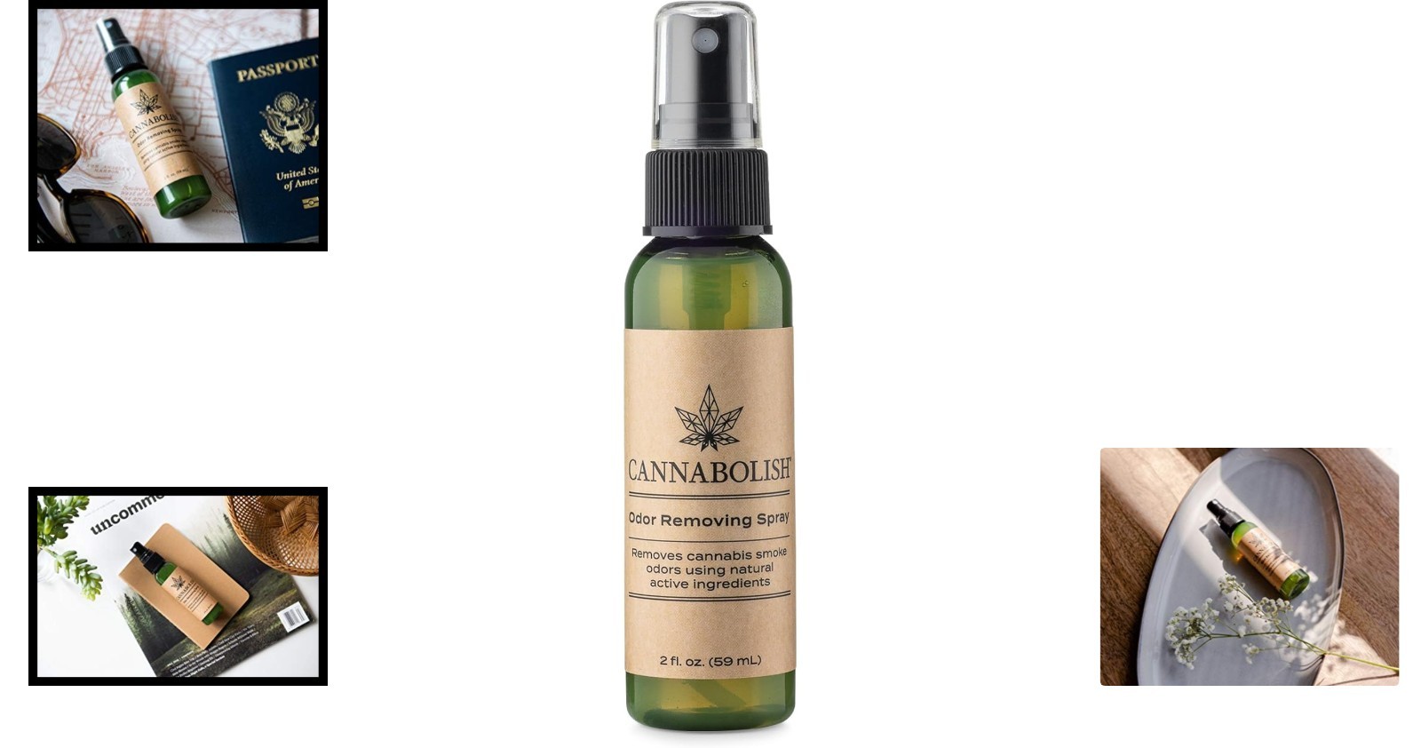 2 fl. oz. Unscented Odor Eliminator Spray – Ideal for Travel and Home Use