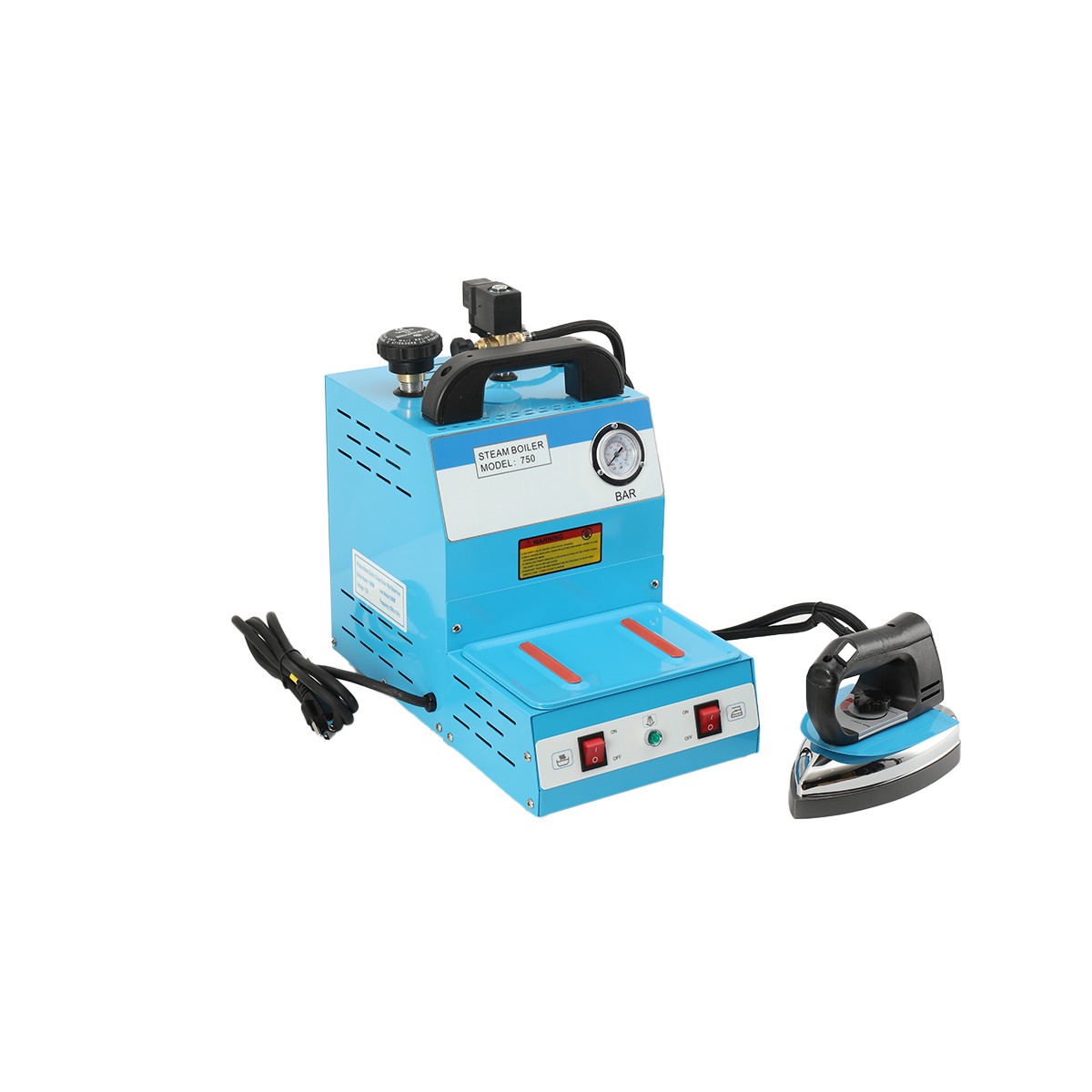 110V Industrial Steam Iron & Boiler Station – 1600W Professional Ironing System