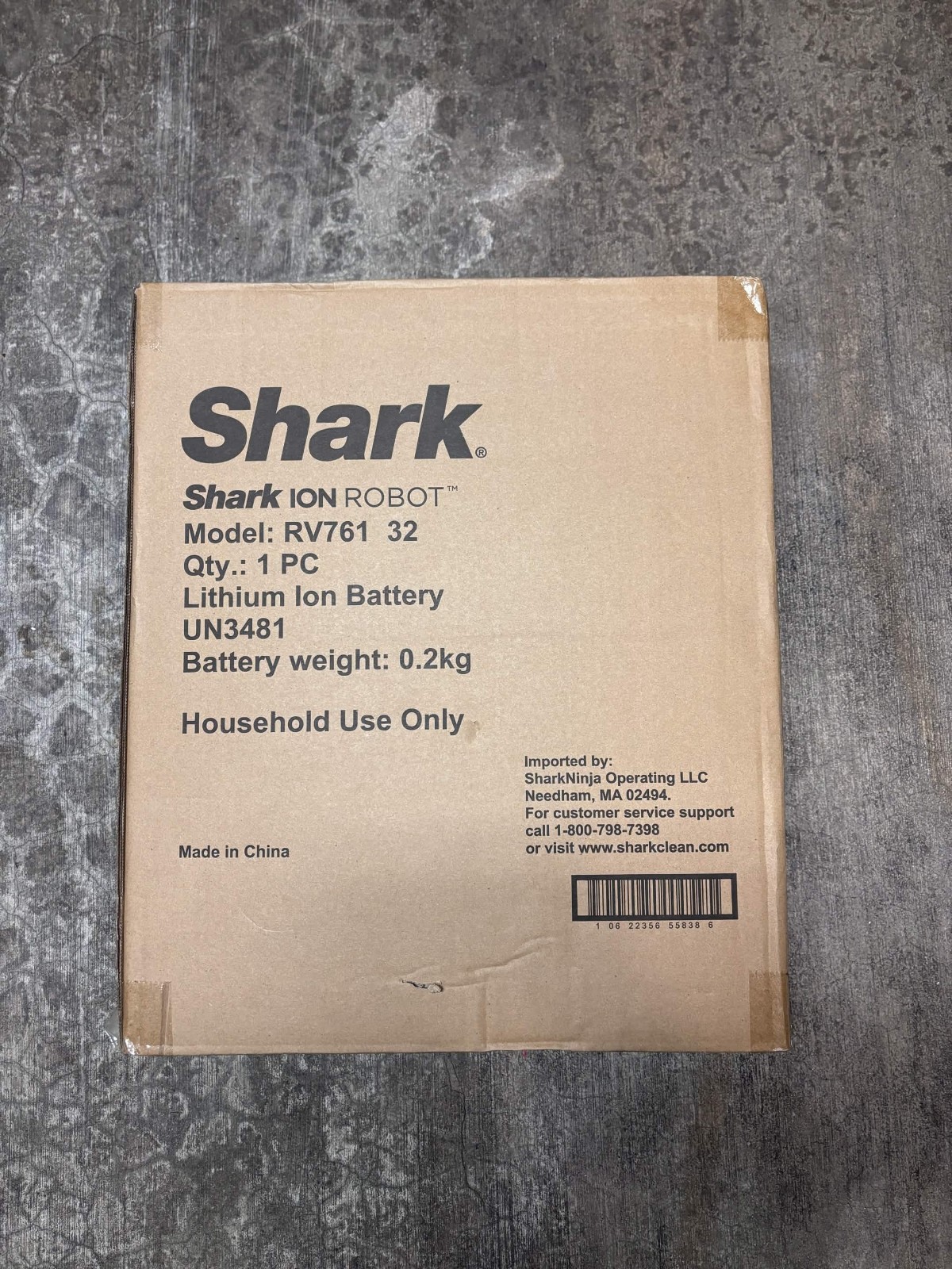 Shark ION Robot Vacuum RV761 Wi-Fi Voice Control Black/Navy Blue NEW SEALED