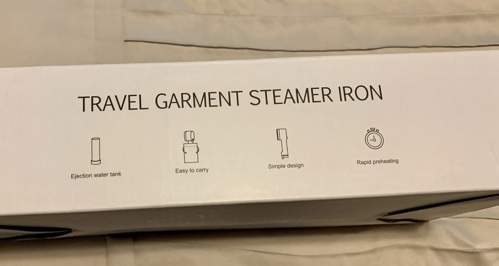 Travel Iron Garmet Steamer NEW Handheld Portable Electric 110-120V Case Vacation