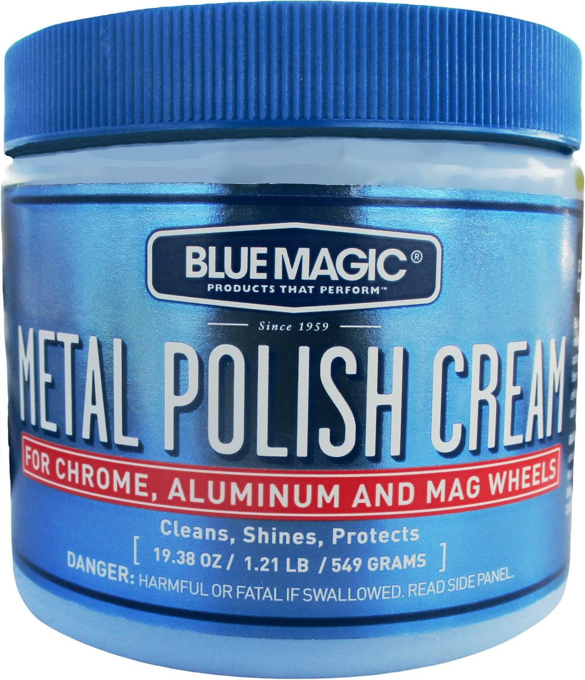 Blue Magic 500-06 Metal Polish Cream Non-Abrasive Tarnish and 19 3/8 Ounce