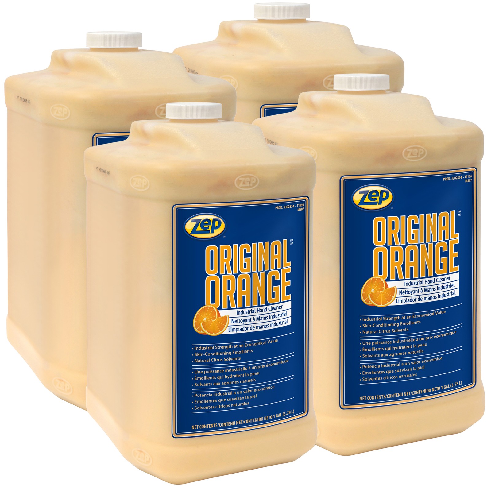 Zep Original Orange Industrial Hand Cleaner – 1 Gal (Case of 4)- 99124 –