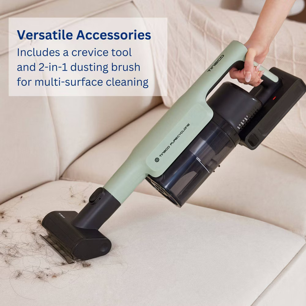 Tineco GO Pet Cordless Stick Vacuum with ZeroTangle Brush Technology Seafoam