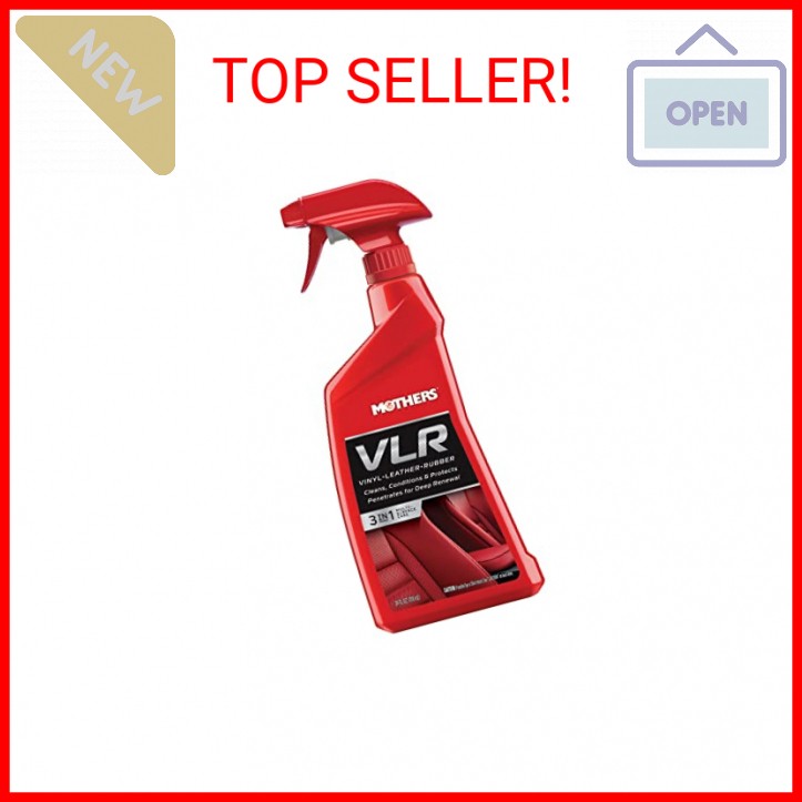 Mothers VLR Vinyl-Leather-Rubber Care, 24 oz. — Cleans, Conditions & Protects In