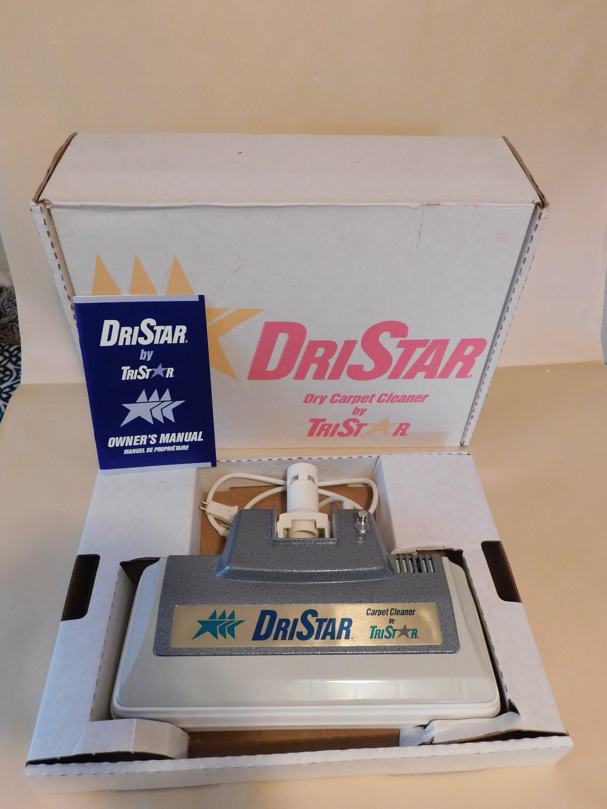 TriStar DriStar turbo power head dry powder brush clean system DXL and CXL