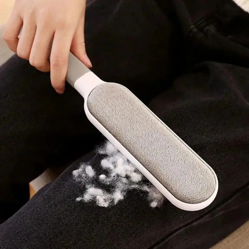 Reusable Double-Sided Lint Brush – Electrostatic Pet Hair Remover for Easy