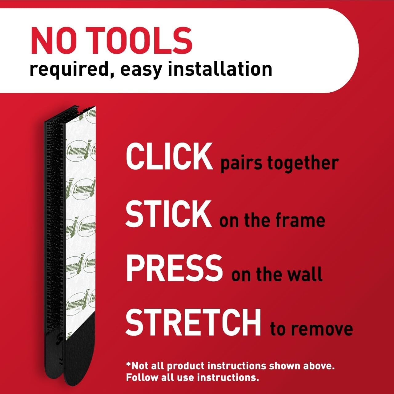 Command 20 lb XL Heavyweight Picture Hanging Strips 8 Pairs (16 Command Strips),