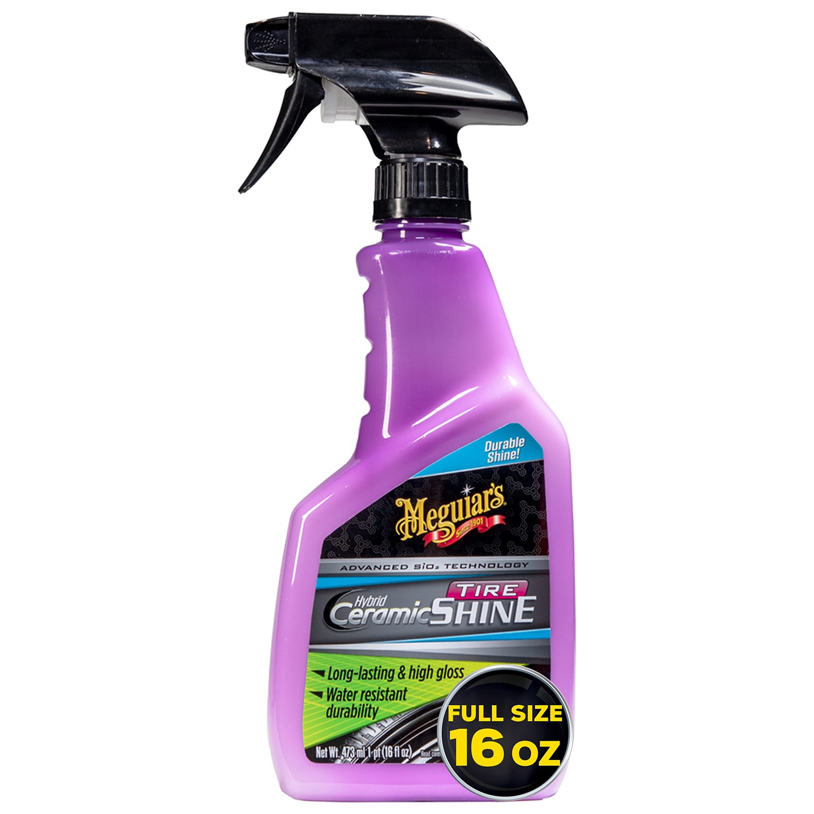 Meguiar’s Hybrid Ceramic Tire Shine 16Oz High Gloss Durable Long Lasting Prot…