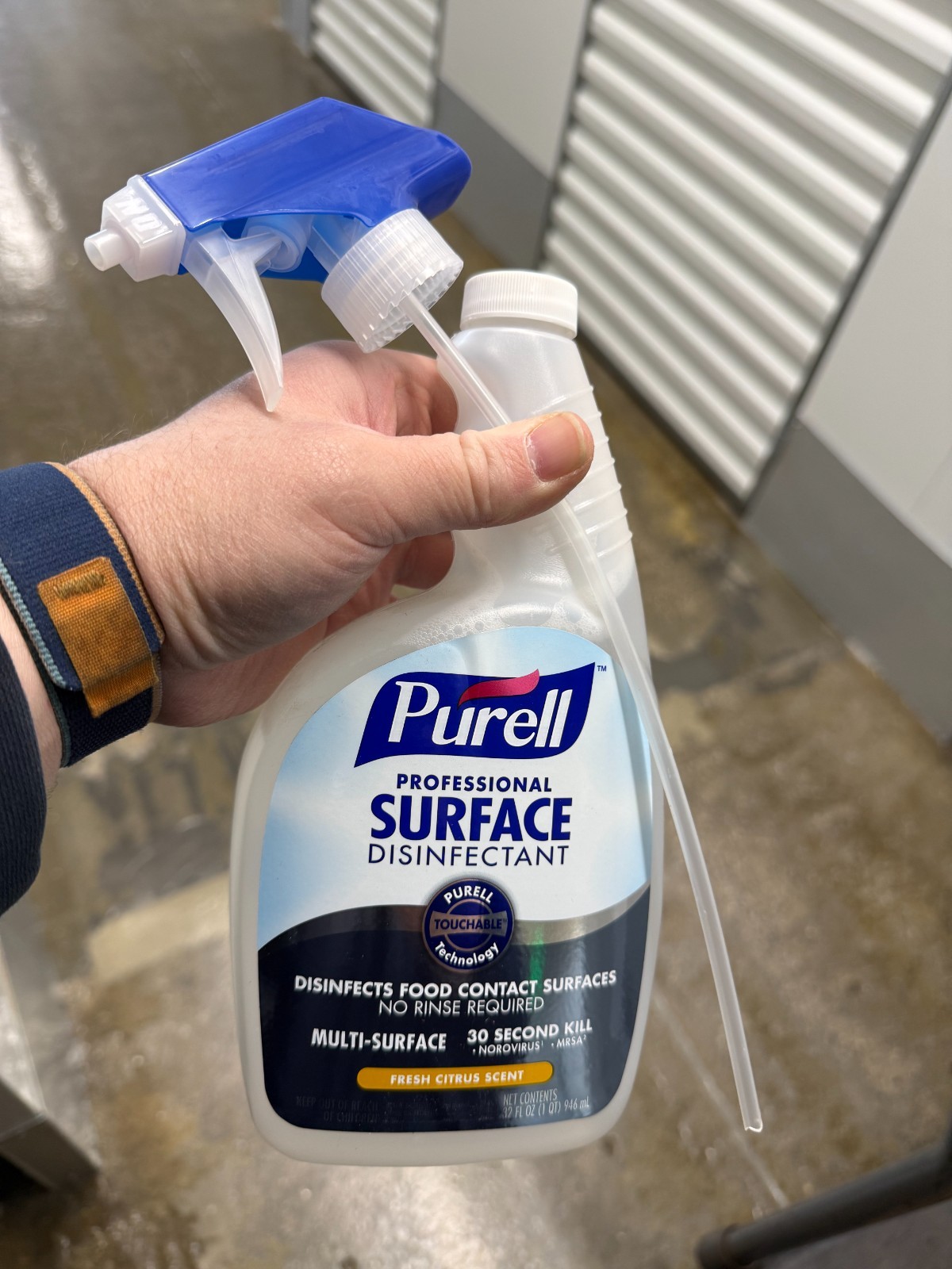 Purell Surface Disinfectant Spray 32oz Food Safe No Rinse Citrus EPA BRAND NEW!!