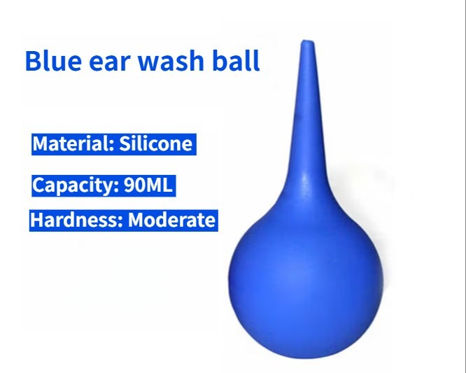 90ml powerful silicone blow-up ear cleaning bulb laboratory tool