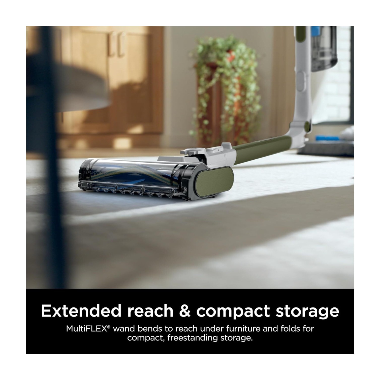 Shark PowerPro Flex Pet Plus Cordless Vacuum for Carpets & Hard Floors (Olive)