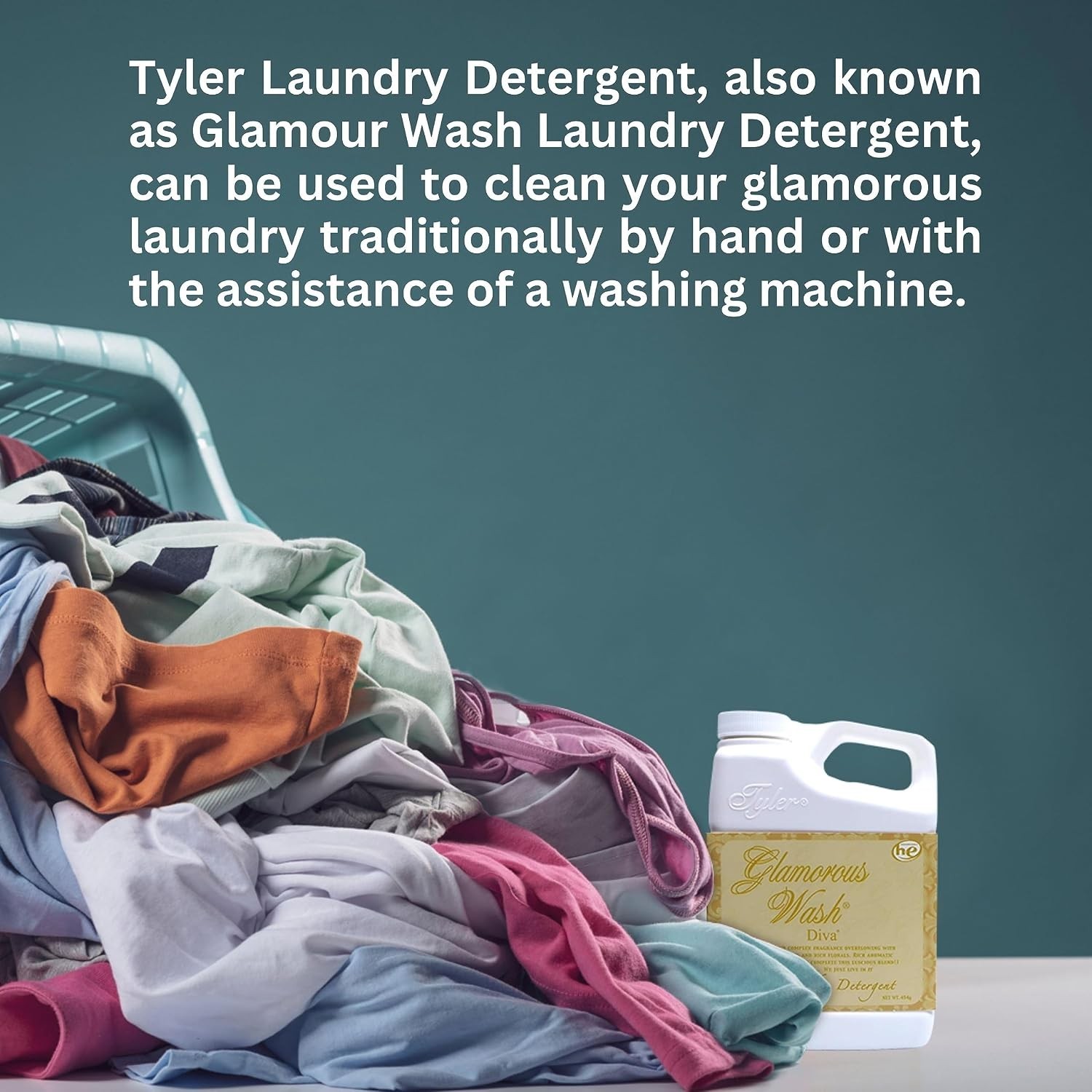 Tyler’s 16 Fl Oz Glamorous Wash & Keychain Bundle – Alluring Luxury for Laundry
