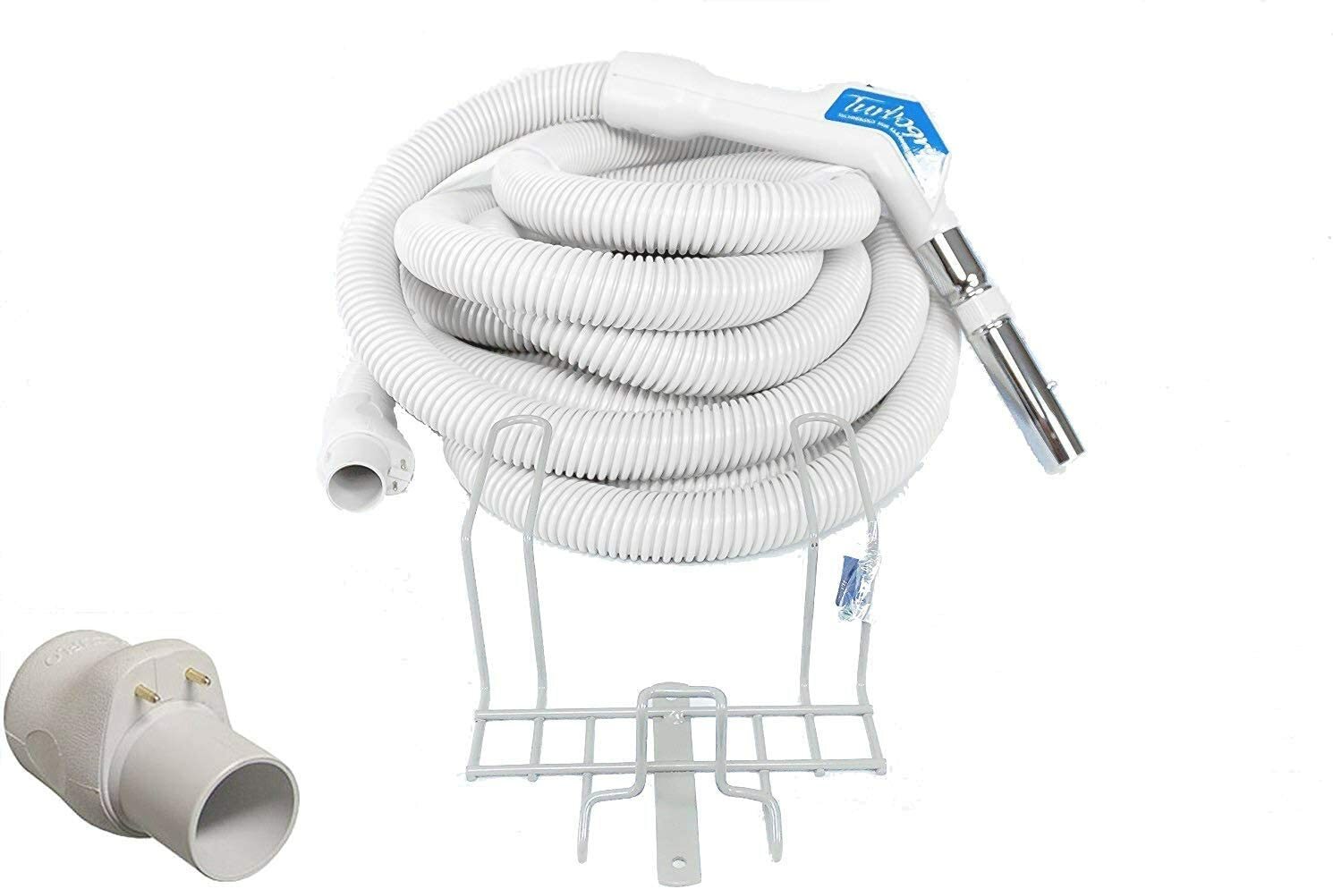 Genuine Vacuflo 35′ Turbogrip Low Voltage Central Vacuum Hose w/ Rack 7352-35
