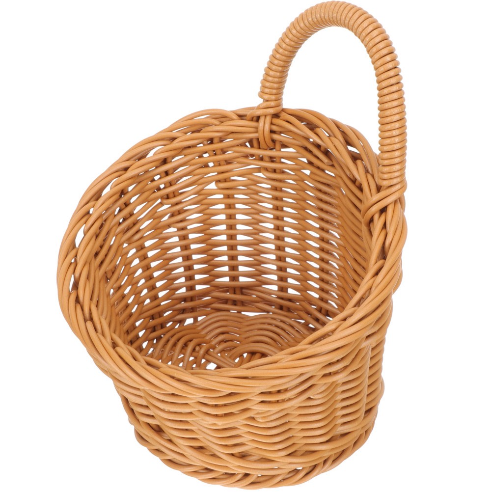 Reusable Woven Wall Storage Basket for Kitchen Fruits Vegetables and Seasoning