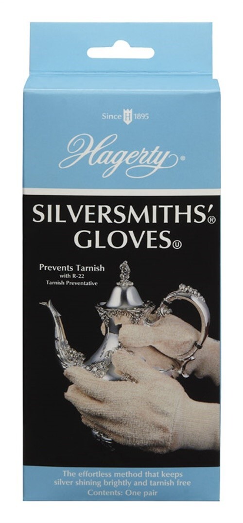 Hagerty 15010 Terry Cloth White Gloves One Size for Hands Stay Dry and Unsoiled