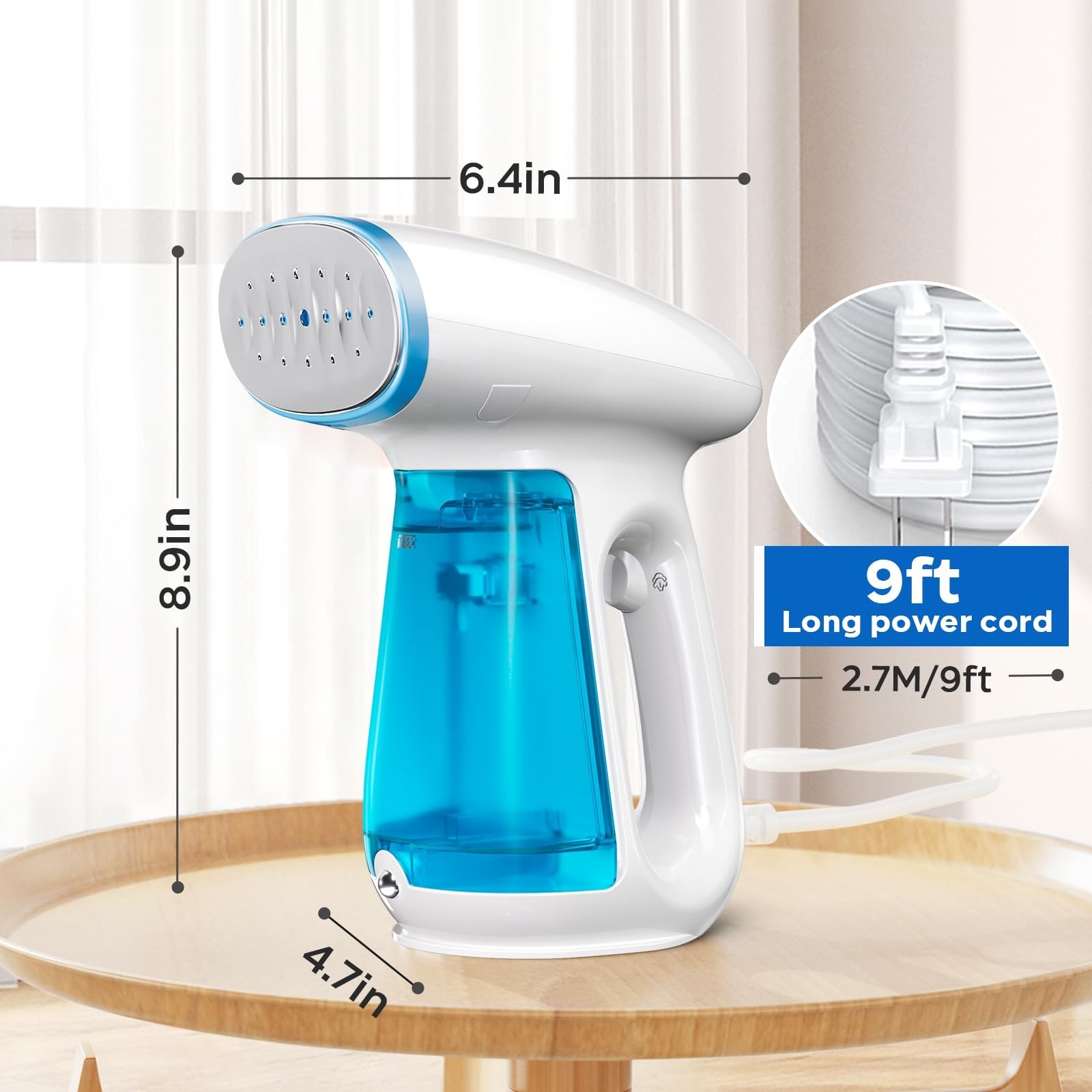Bear Steamer for Clothes, 1300W Powerful Fast-Heating Handheld Garment and Cl…