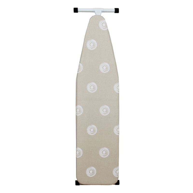 T-Leg Ironing Board Adjustable Height Durable Steel Frame W/ Cotton Cover & Pad