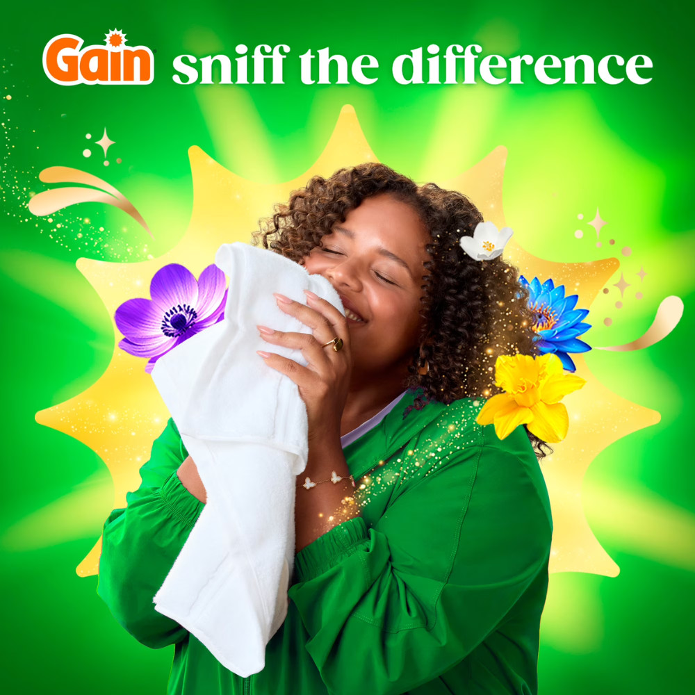 Gain Plus Flings Laundry Detergent Pacs, Moonlight Breeze All-In-One Clean, 45ct