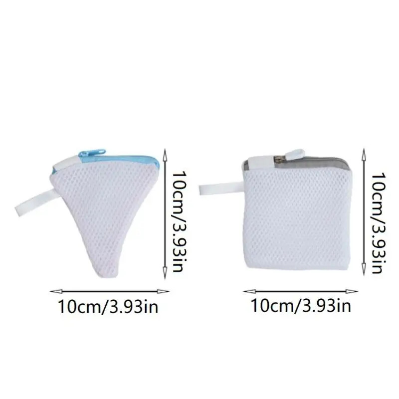 1pcs 10x10cm Laundry Sock & Small Item Storage Bags With Zipper Closure – Heavy-