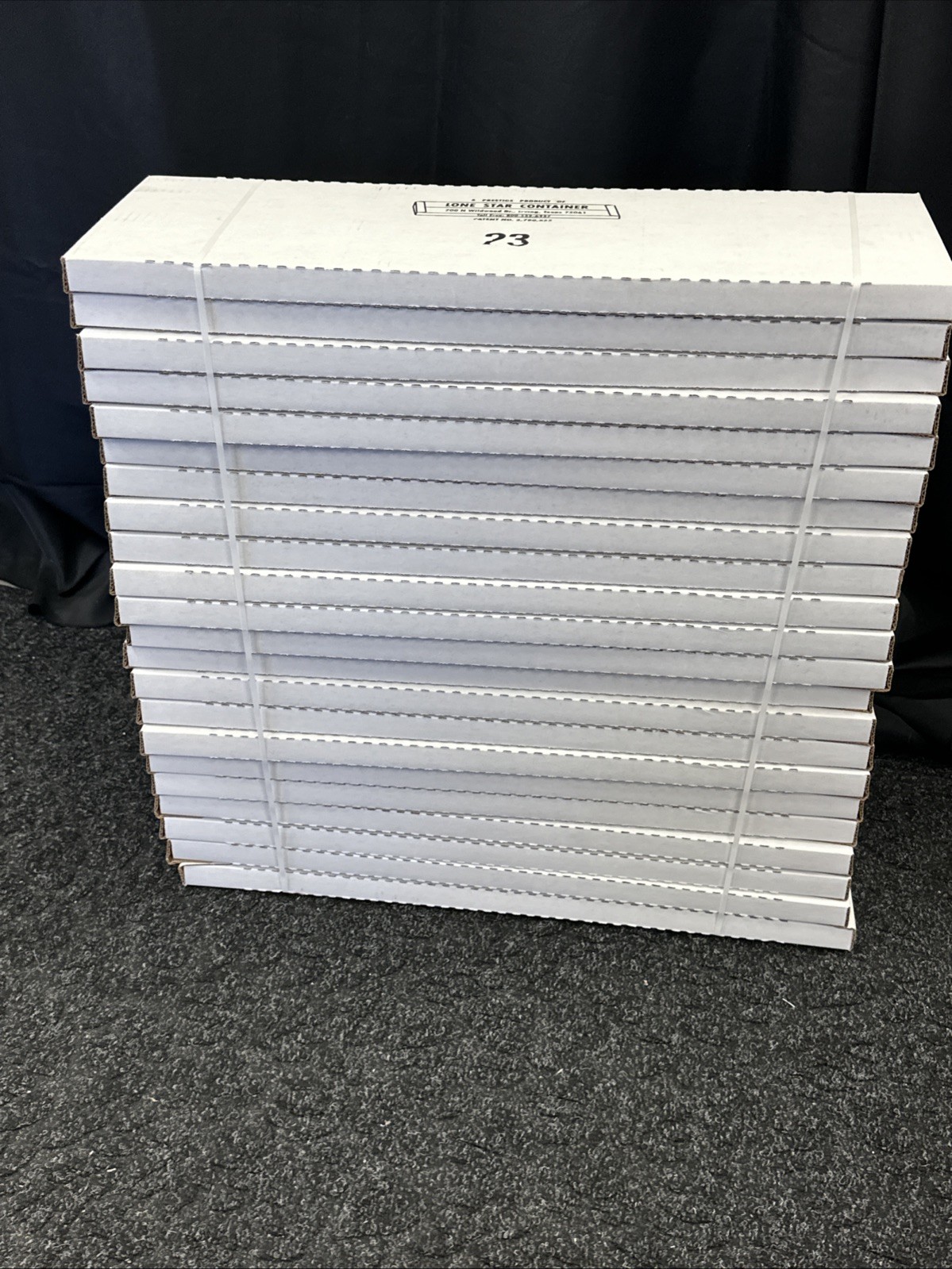 NEW lot 22 Fabric Bolt Boards White Cardboard Sewing Empty 23″ inch Long Craft