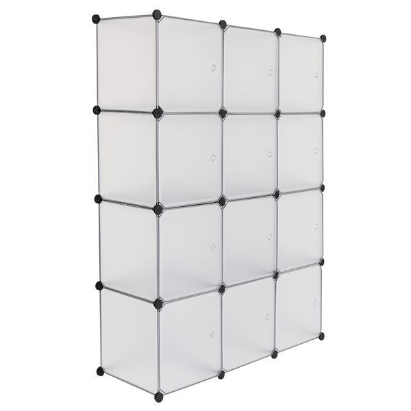 12-Cube Storage Shelf Cube Shelving Bookcase Bookshelf Organizing Closet Toy NEW