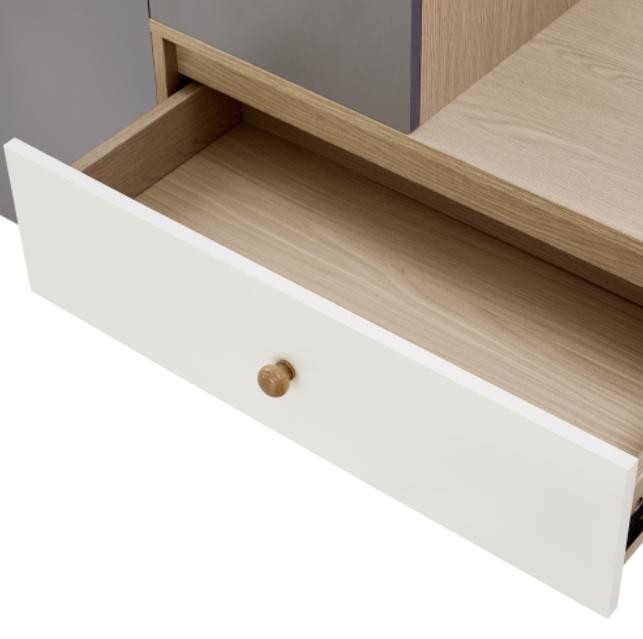 White Gray Shoe Cabinet 12 Pair Capacity Entryway Bench with Adjustable Shelves