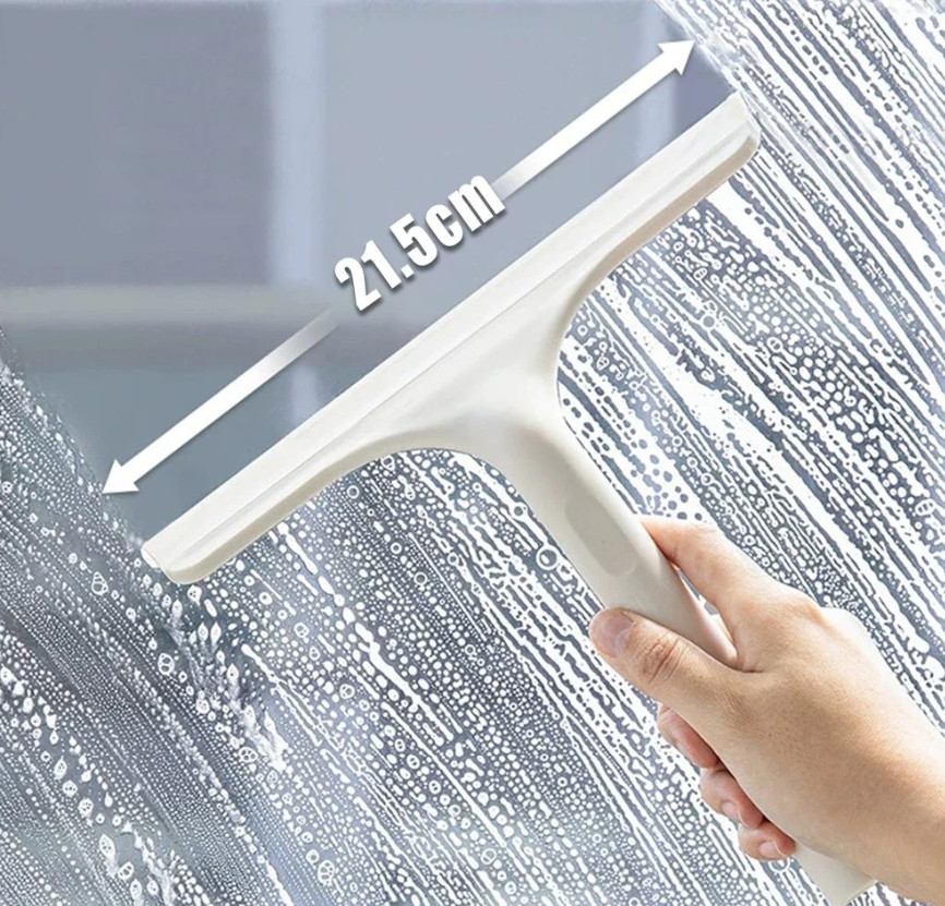 1pcs Multi-Function Window Cleaning Squeegee with Spray Bottle & Microfiber Pad