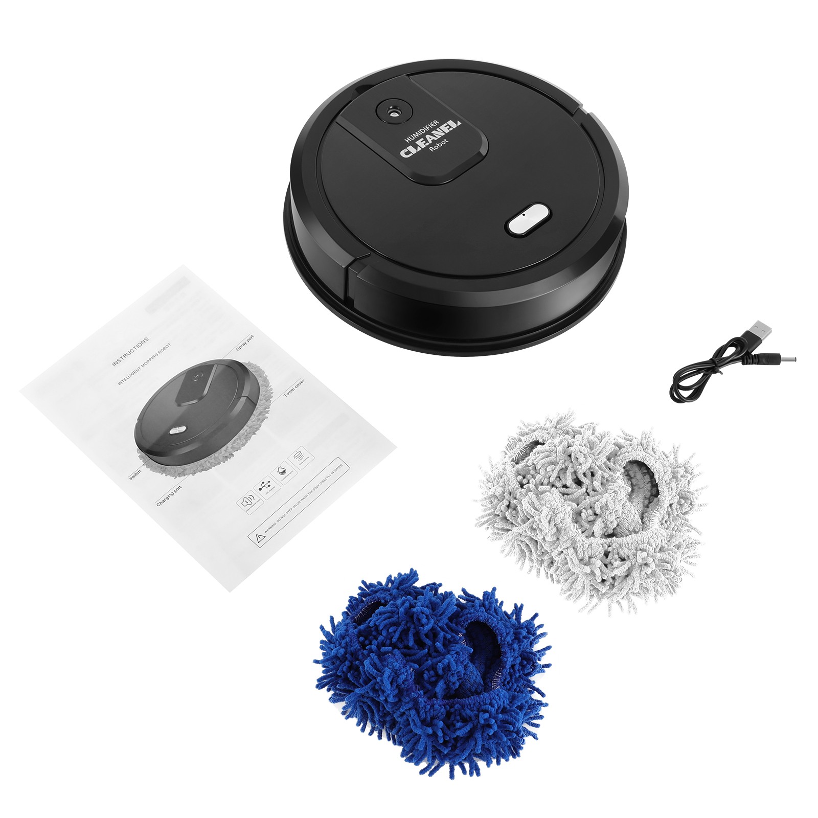 Robot Vacuum Cleaner Sweep And Wet Mopping Floors Smart Sweeping Cleaning Robot