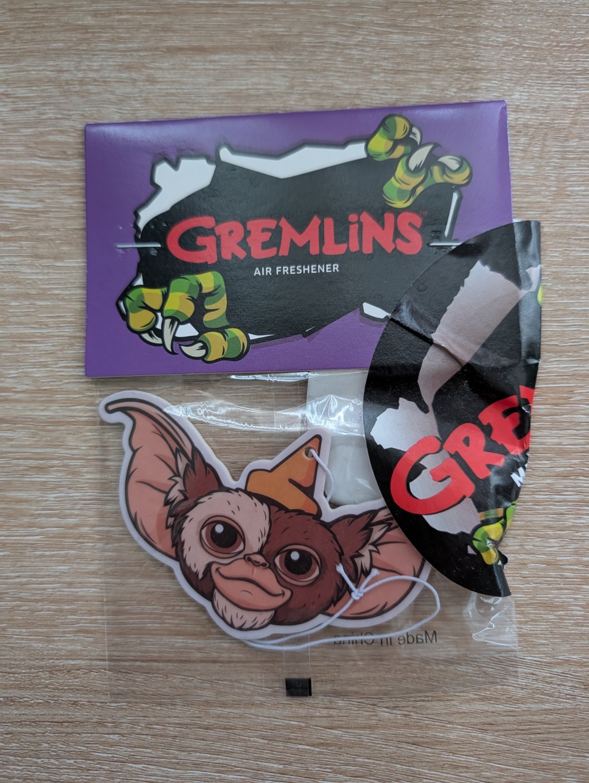 Jack in the Box Gremlins Car Air Freshener Fun & Curiosity Theme