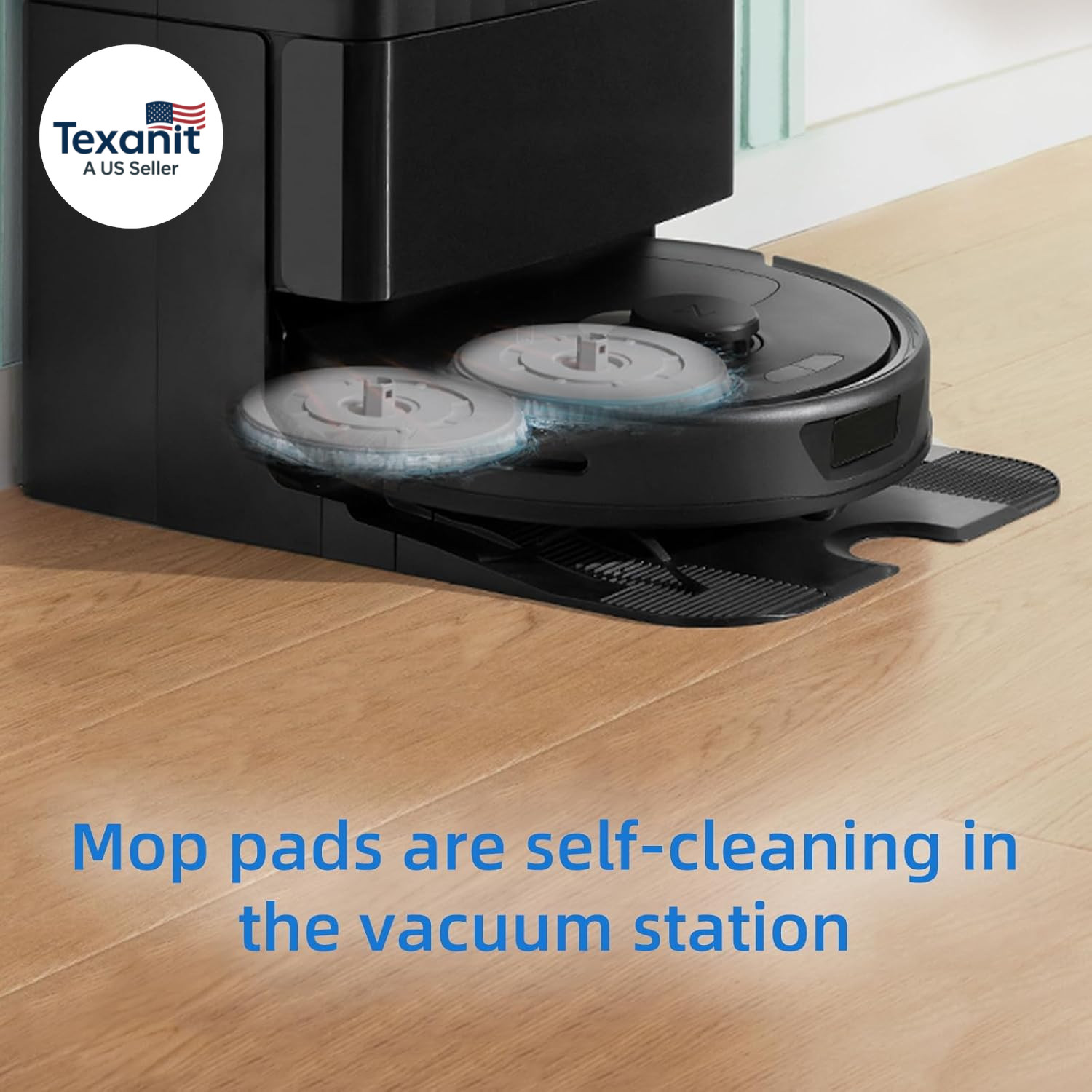 8 Pack Mop Pads for Roborock QV 35A/Saros 10R/Q Revo/Qrevo S/Qrevo Pro/Qrevo Plu