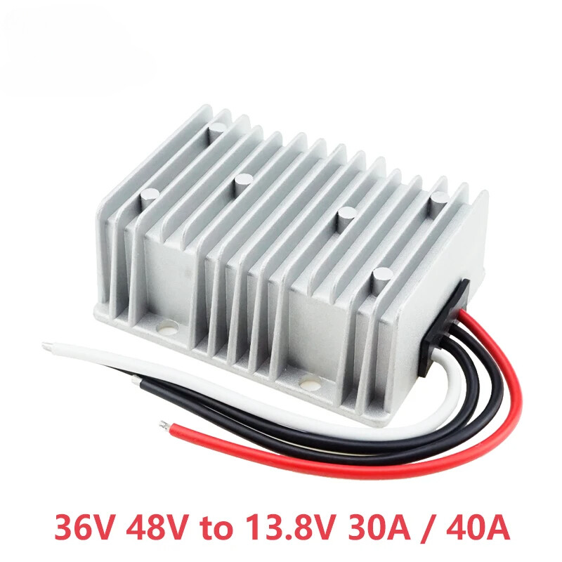 DC-DC Step Down Converter 36V-48V to 13.8V 100A 1380W Buck Regulator Golf Cart