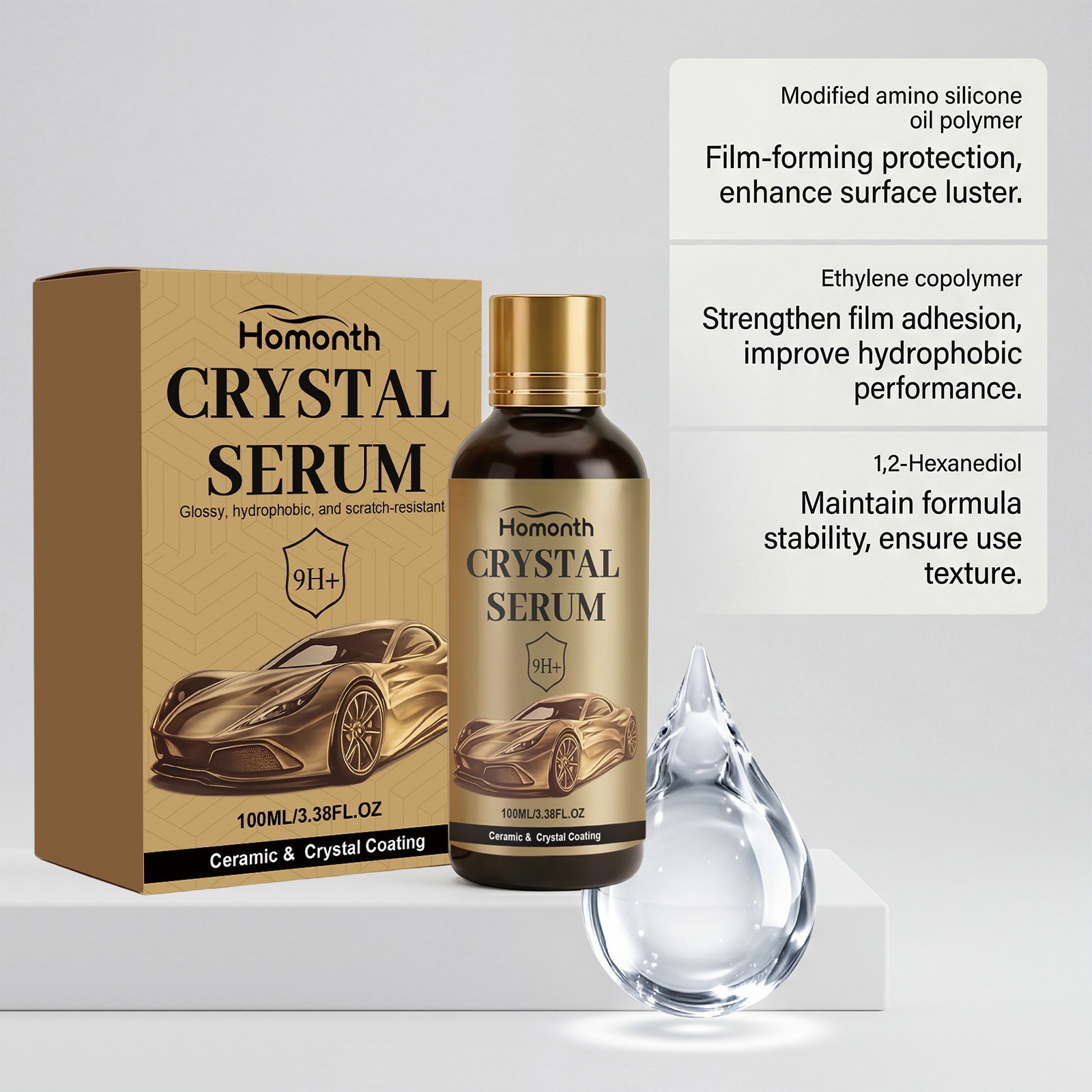 100ML PTZ Crystal Serum–Advanced Graphene Ceramic Coating For Cars New Arrivals