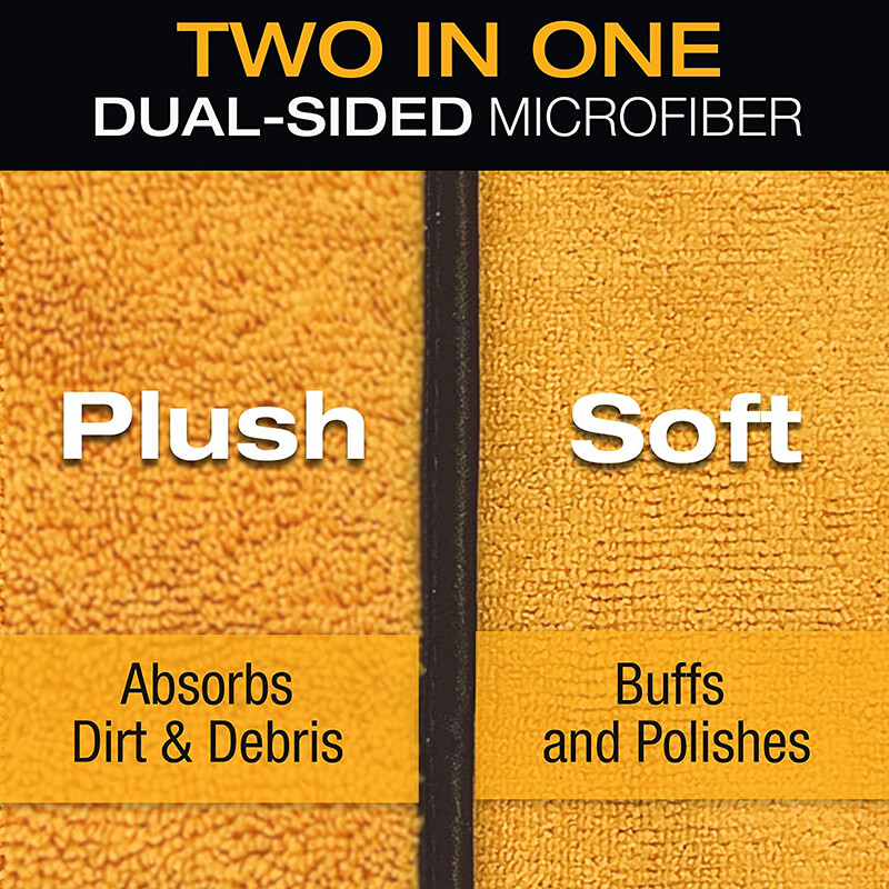6 Pcs Premium Microfiber Towels Car Washing Auto Detailing Dual-Sided 16″ x 16″