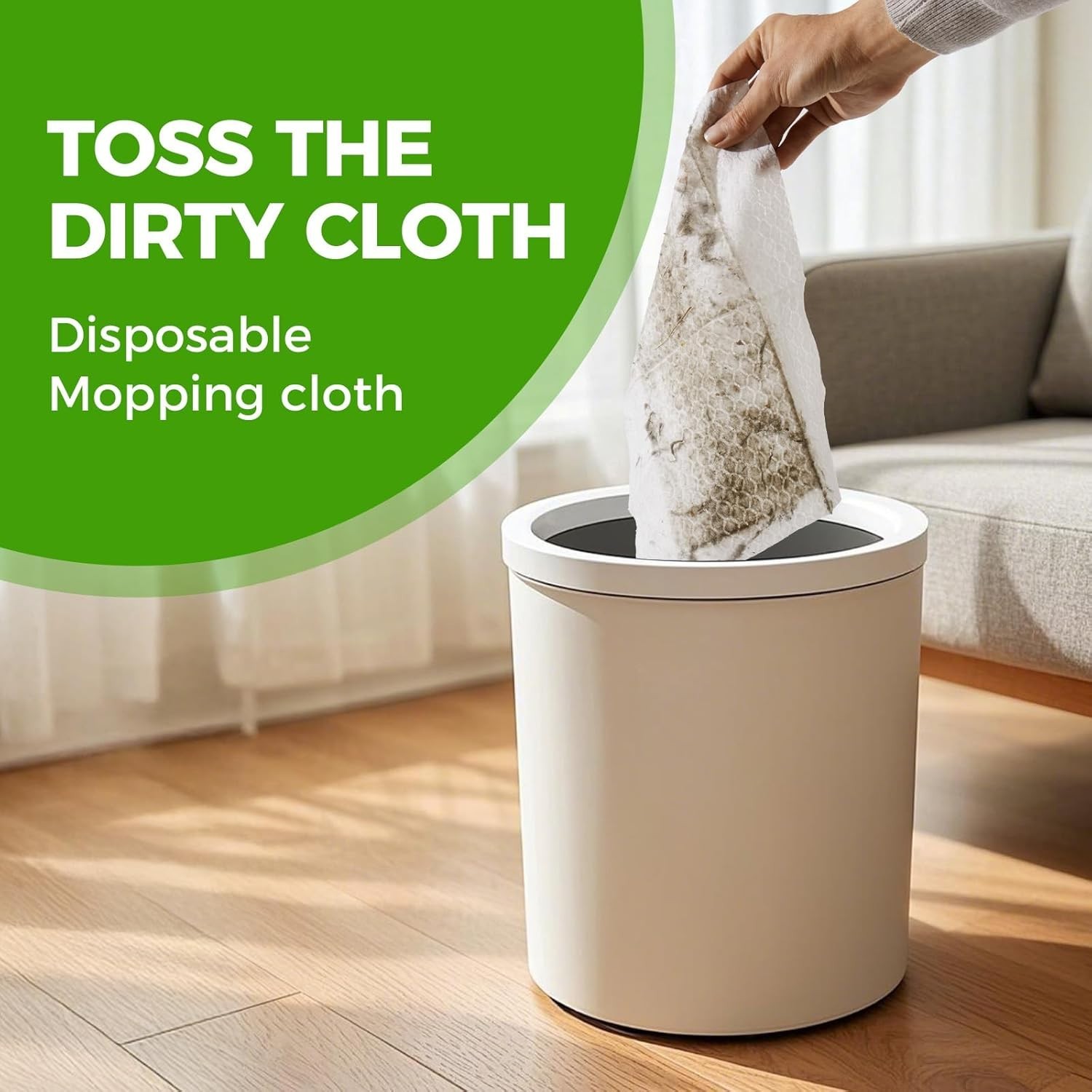 Disposable Dry Mop Pads Dust Sweeping Cloth Refills for Floor Cleaning