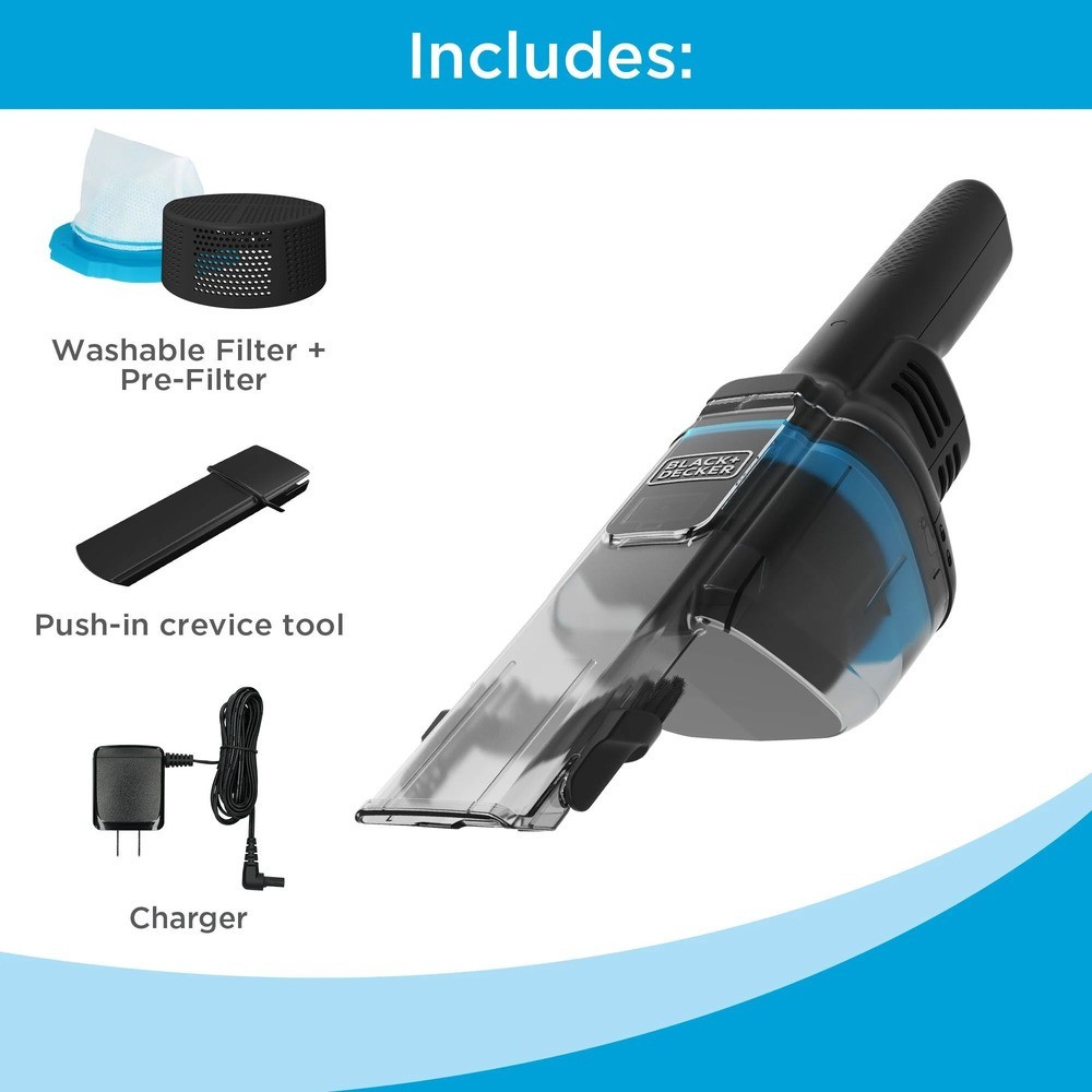 BLACK+DECKER dustbuster® blast™ 8V Cordless Handheld Vacuum – HNVD215J00 – NEW